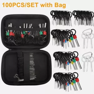 Pin Ejector Wire Kit Extractor Connector Terminal Removal Tool For Car 100PCS ✅ - Picture 1 of 7