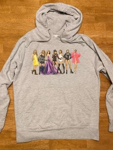 Taylor Swift Eras Hoodie Gr. M grau Kordelzug Tasche Pullover Grafik - Bild 1 von 9