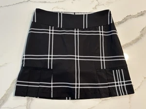 Golftini Plaid Performance Side Pleat Keep it Simple Skort NWT Size 4 Golf - Picture 1 of 13