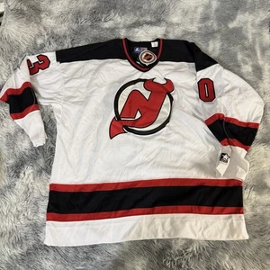 Camiseta deportiva de hockey cosida de colección Martin Brodeur New Jersey Devils de la NHL talla 2Xl NUEVA - Imagen 1 de 10
