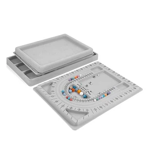 Perlenbrett Schmuckherstellungs Bastelzubehör Organizer Werkzeug - Bild 1 von 12