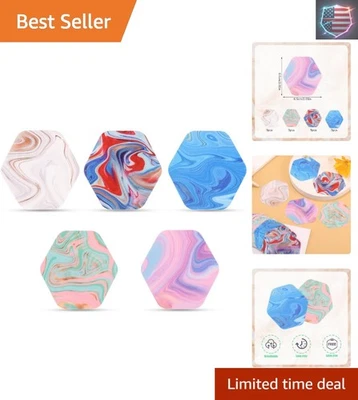 Waterproof & Sweatproof Sensor Stickers for Libre 2/3 - 25pcs Marble Gradient Foto 1 de 4