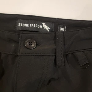 Stone Falcon Cargo Jogginghose Herren 30x30 Schwarz Slim Fit Stretch Komfort - Bild 1 von 7