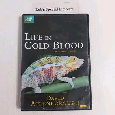 DVD Nature Life in Cold Blood 2008 BBC Earth David Attenborough Complete Series - Image 1 of 4