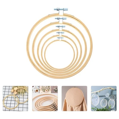  5pcs Rami di bambù ricamo di bambù Craft Cross Croce Strumento cinese Manuale - Image 1 of 4