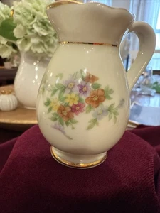 Vintage Victoria Czechoslovaka Bohemia Fine China Creamer. Floral. Miniature KU - Picture 1 of 5