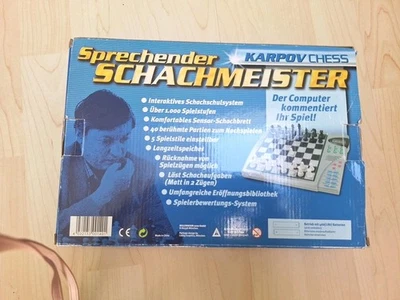 Sprechender Schachmeister | Karpov Chess | Millennium | Schachcomputer - Bild 1 von 2