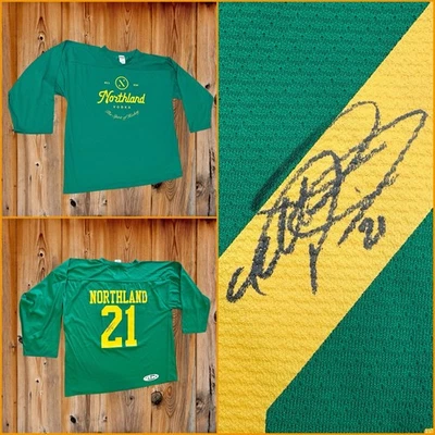 Northland Vodka Mark Parrish #21 Autographed Jersey Wild Islanders Size XL New - Image 1 of 4