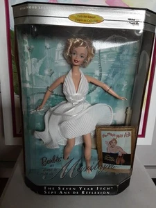 Barbie Collection Marilyn Monroe 7 Ans De Réflexion NRFB - Foto 1 di 9