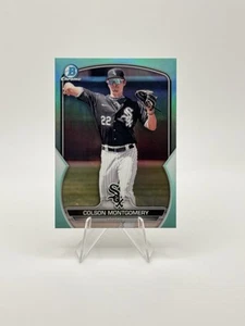 2023 Topps Bowman Chrome Colson Montgomery Aqua Refractor /125 Whitesox - Bild 1 von 2