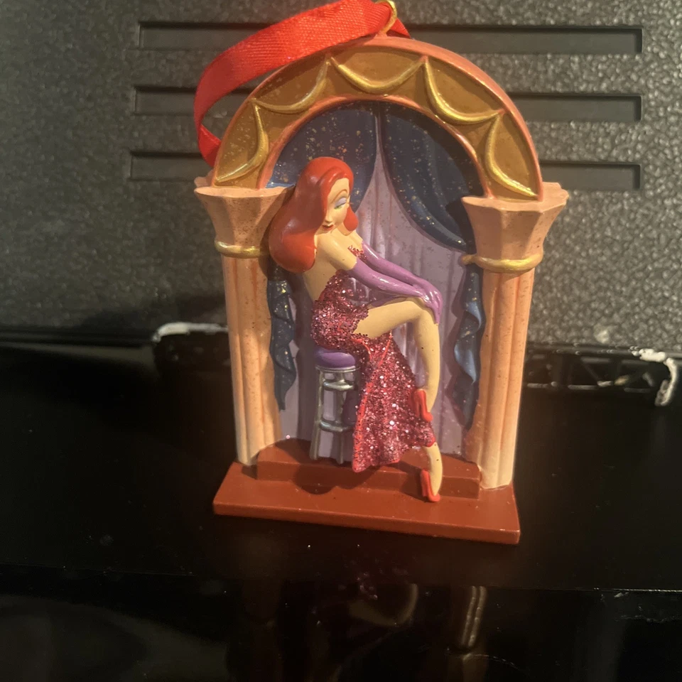 Disney Jessica & Roger Conejo Cuaderno de bocetos Adorno de Navidad - 1 adorno 2 vistas Foto 1 de 2