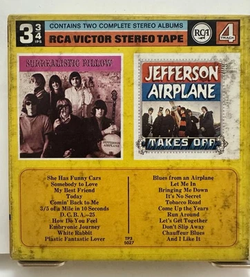 Jefferson Airplane, Surrealistic Pillow / Takes Off, Reel to Reel Tape Foto 1 de 4