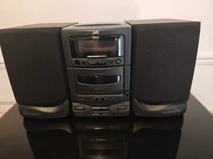 JVC UX-T1 MIRCO STEREOANLAGE CD/TAPE/RADIO VINTAGE AUDIO - Bild 1 von 10