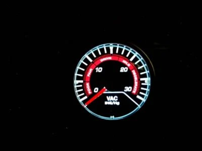 MEGAN RACING LUZ LED MEDIDOR DE VACÍO MEDIDOR TINTADO 52mm MG-VM Foto 1 de 2