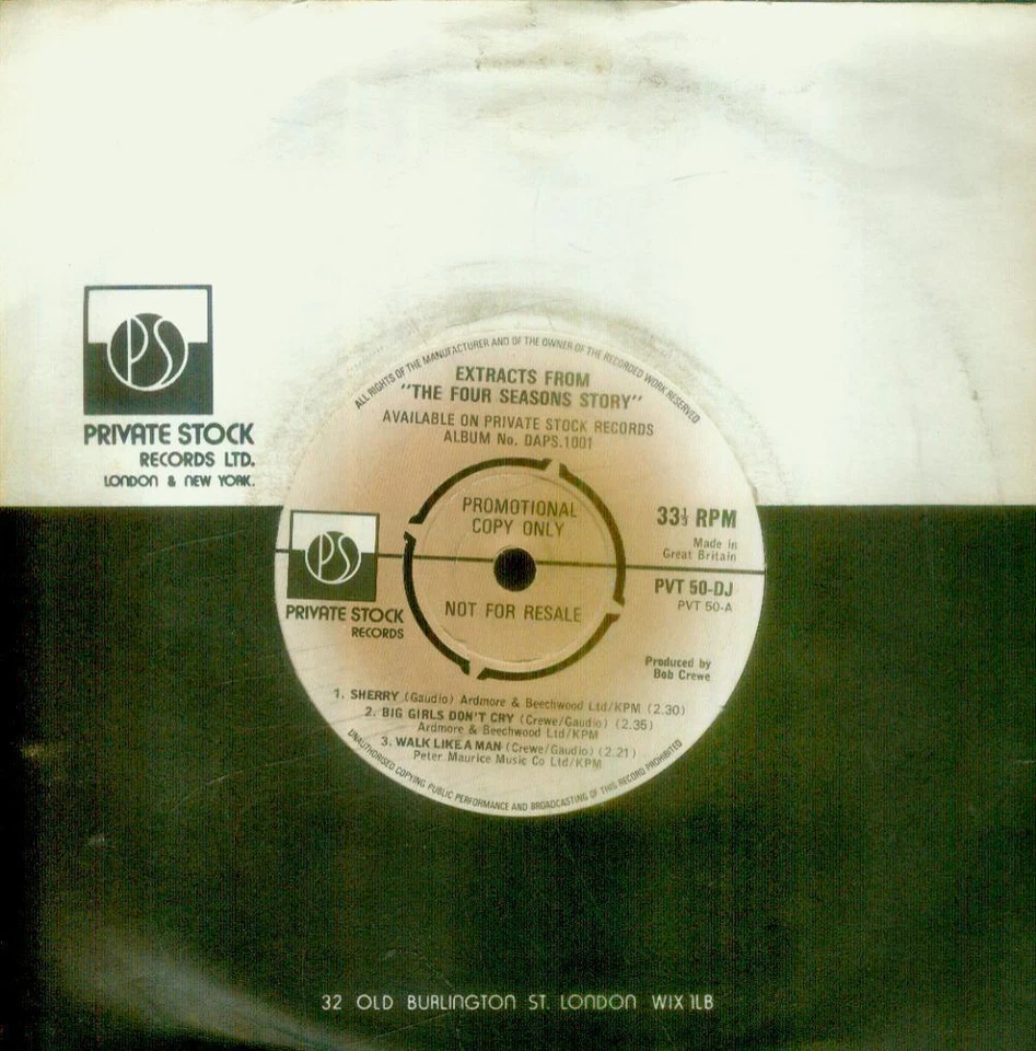 7" Extracts From "Four Seasons Story" (Promo) UK - Bild 1 von 1