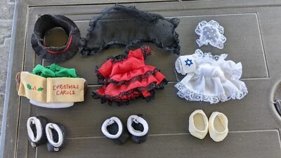 Troll Doll Clothing Clothes Accessories Lot Russ Shoes Dress Hats Girl Outfits - Image 1 of 4