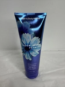 Bath & Body Works 24 Hour Ultra Shea Body Cream MOONLIGHT PATH 8 Oz Jasmine Musk - Picture 1 of 4