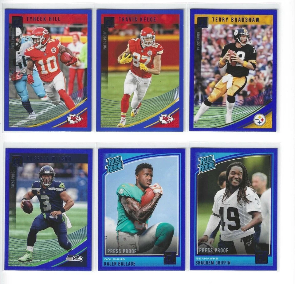 2018 Panini Donruss Football Press Proofs Blue - COMPLETE YOUR SET - Image 1 of 1