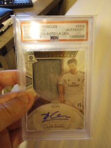 2021-22 Panini Chronicles Xabi Alonso Silouette Patch Auto /94 Real Madrid