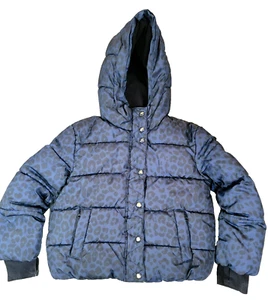 Gap Boys Small 6-7 Cold Control Max Blue Camo Puffer Jacket Coat Winter Warm - Picture 1 of 9
