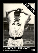 1991 CONLON COLLECTION TSN - #57 CHRISTY MATHEWSON NEW YORK GIANTS
