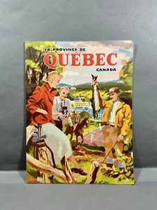 La Province De Quebec - Vintage 1950s Canada Travel Vacation Booklet - Picture 1 of 10