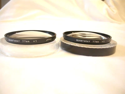 Quantaray 77mm Magnifying Filters +1 & +3 - Image 1 of 4