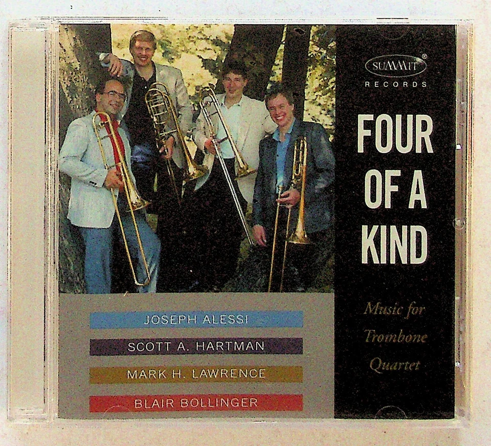 JOSEPH ALESSI etc- Four Of A Kind - Music For Trombone Quartet CD NEW Classical - Image 1 of 2