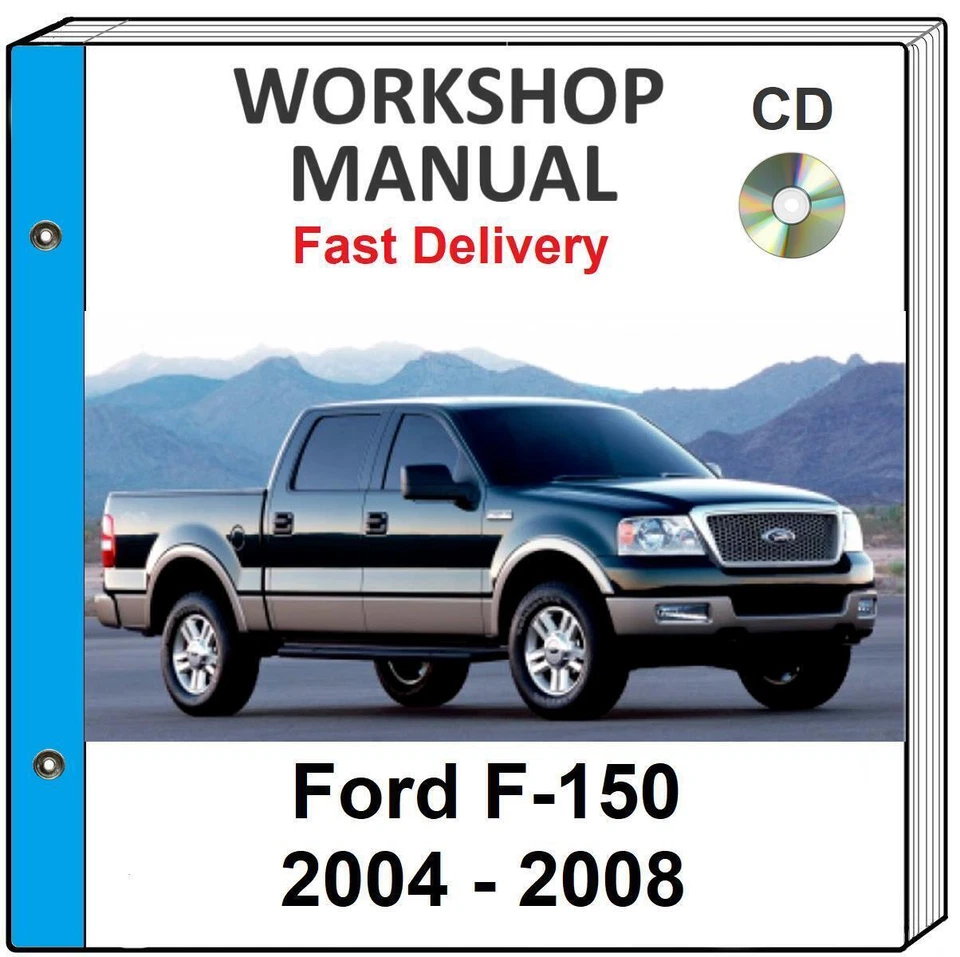 Ford F-150 F150 2004 2005 2006 2007 2008 servicio reparación taller manual en CD Foto 1 de 1