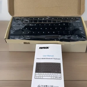 Arteck HB098 Universal Slim Portable Wireless Keyboard. New In Box. - Picture 1 of 9
