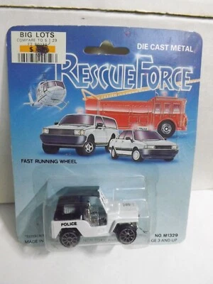 Rescue Force White & Black Police Sheriff Jeep - Image 1 of 3