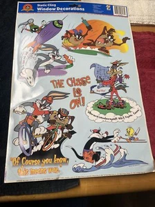 Vintage Looney Tunes 1998 Static Cling Window Decoration Reuseable BRAND NEW - Picture 1 of 4