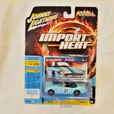 Coche de carreras Johnny Lightning Import Heat 1963 MG MGB 1:64 diecast - nuevo Foto 1 de 4