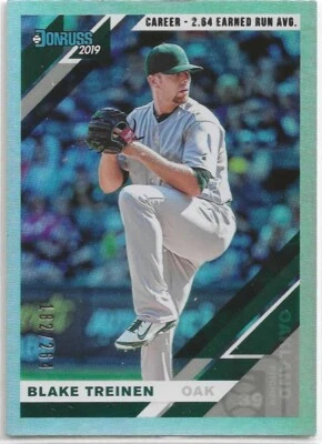 2019 Donruss  Blake Treinen #77 Excellent - Image 1 of 2