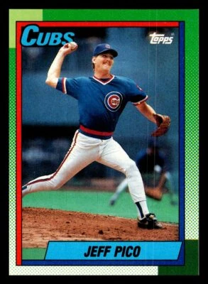 1990 Topps # 613 - Jeff Pico - Chicago Cubs - Image 1 of 2