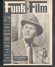FUNK UND FILM 51 v. 20.12.1952 / O.W.FISCHER, WALTER GILLER, PETER MOSBACHER