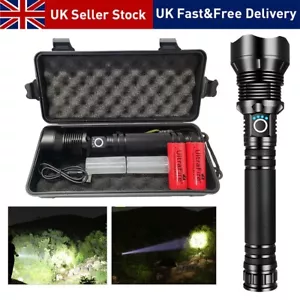 Most Powerful LED Flashlight 9900000LM Zoom USB Rechargeable Super Bright Torch - Picture 1 of 22