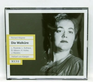 KARAJAN, SUTHAUS, HOTTER, NILSSON - WAGNER die walkure MYTO 3xCDs NM - Imagen 1 de 2
