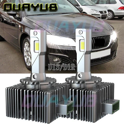 Para Seat Exeo 2011 2x D1S LED 6000K Branco Brilhante Faros de Luz Alta / Baja - Imagem 1 de 4