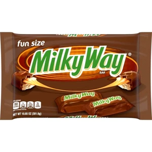 MILKY WAY Fun Size Milk Chocolate Halloween Candy Bars - 10.65 oz Bag - Picture 1 of 8