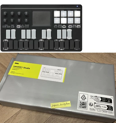 KORG NANOKEY-ST nanoKEY Studio Mobile Midi Keyboard Controller Bluetooth - Image 1 of 4