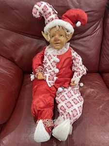 Raz Imports Large 30” Elf Doll Shelf Sitter RETIRED Christmas - Picture 1 of 11