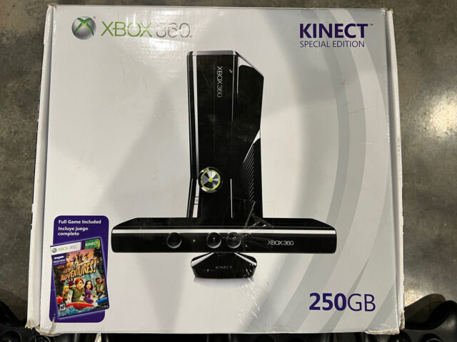 Console Xbox 360 Slim, 250GB, Kinect, 2 Controles, 1 Jogo, Microsoft - USADO  - Nova Era Games e Informática