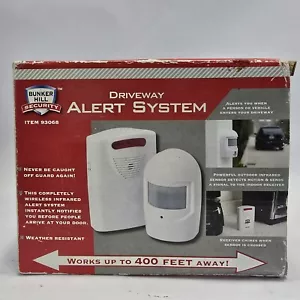 Battery Operated Wireless Driveway Alarm Alert Security System Bunker Hill 93068 - Picture 1 of 5