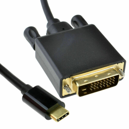 USB 3.1 Type C to DVI-D Male Plug 4K 30Hz Adapter Cable 1m/2m/3m/5m