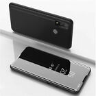 For Huawei P Smart 2021 P30 P20 Pro Y6S View Mirror Flip Stand Phone Case Cover