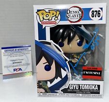 Funko Pop Demon Slayer-Giyu Tomioka-AAA Anime (Exclusive) Signed By Johnny Bosch