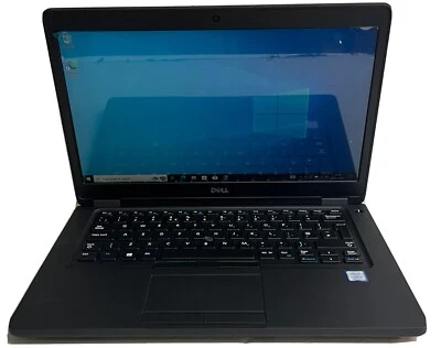 Dell Latitude 5490 14" Intel i5-8th Gen 16GB RAM, 256GB SSD - Win 10 Pro - Black - Image 1 of 4