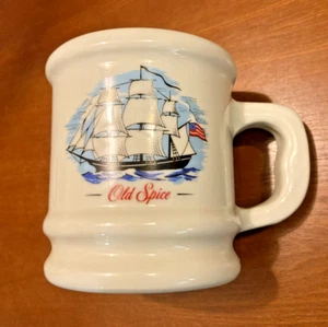 Vintage Old Spice, Shaving Mug With Ship - Picture 1 of 4