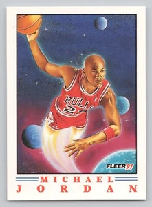 Fleer Jordan Michael 1991-92 Pro Vision #2 Bulls Hof Chicago - Imagen 1 de 10